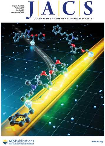 Enlarged view: cover page of Journal of the American Chemical Society journal